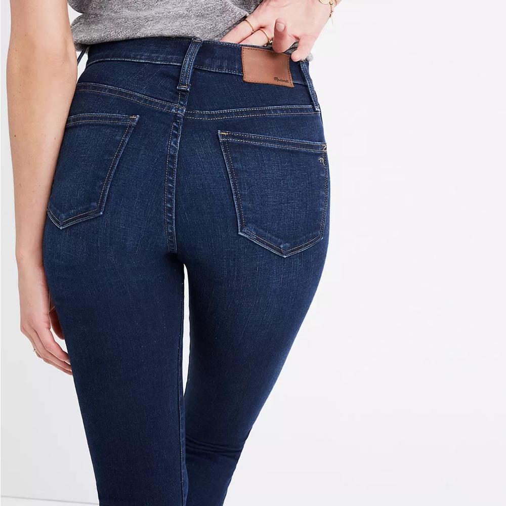 Madewell 10” High-Rise Skinny Jeans in Hayes Wash